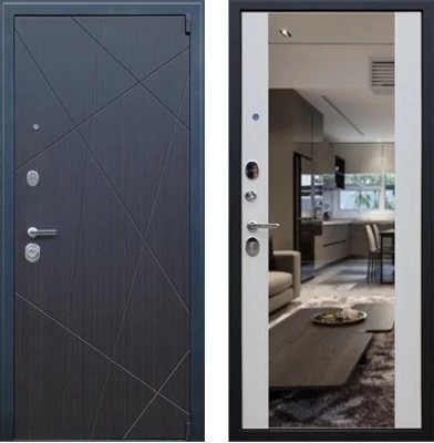 Дверь Вектор с зеркалом