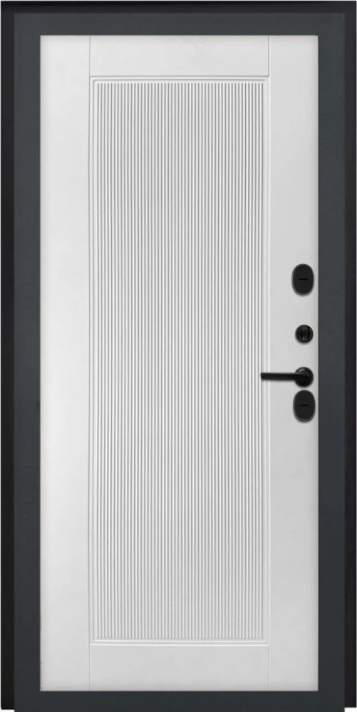 Входная дверь ДвериПРО L-3b ПВХ 10мм Астрод Velutto Bianco DPRO195687 внутренняя сторона