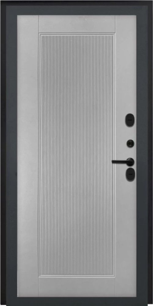 Входная дверь ДвериПРО Квадро ПВХ 10мм Астрод Velutto Grigio DPRO195702 внутренняя сторона